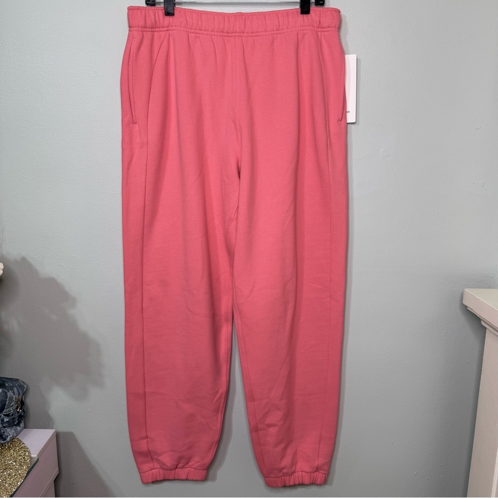 Lululemon Scuba Oversized Fit Fleece Jogger Pants Sakura Pink Large NWT - Picture 4 of 10